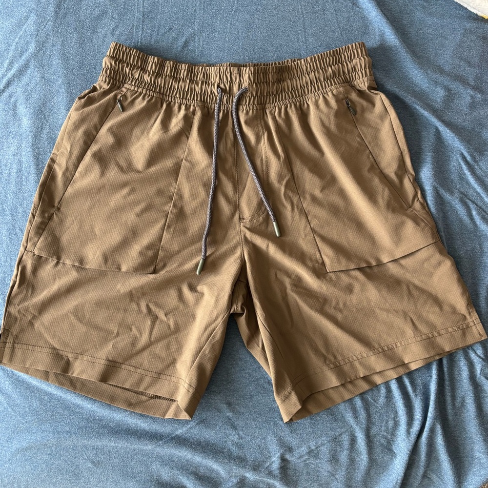 Avalanche Men's Athletic Tan Shorts